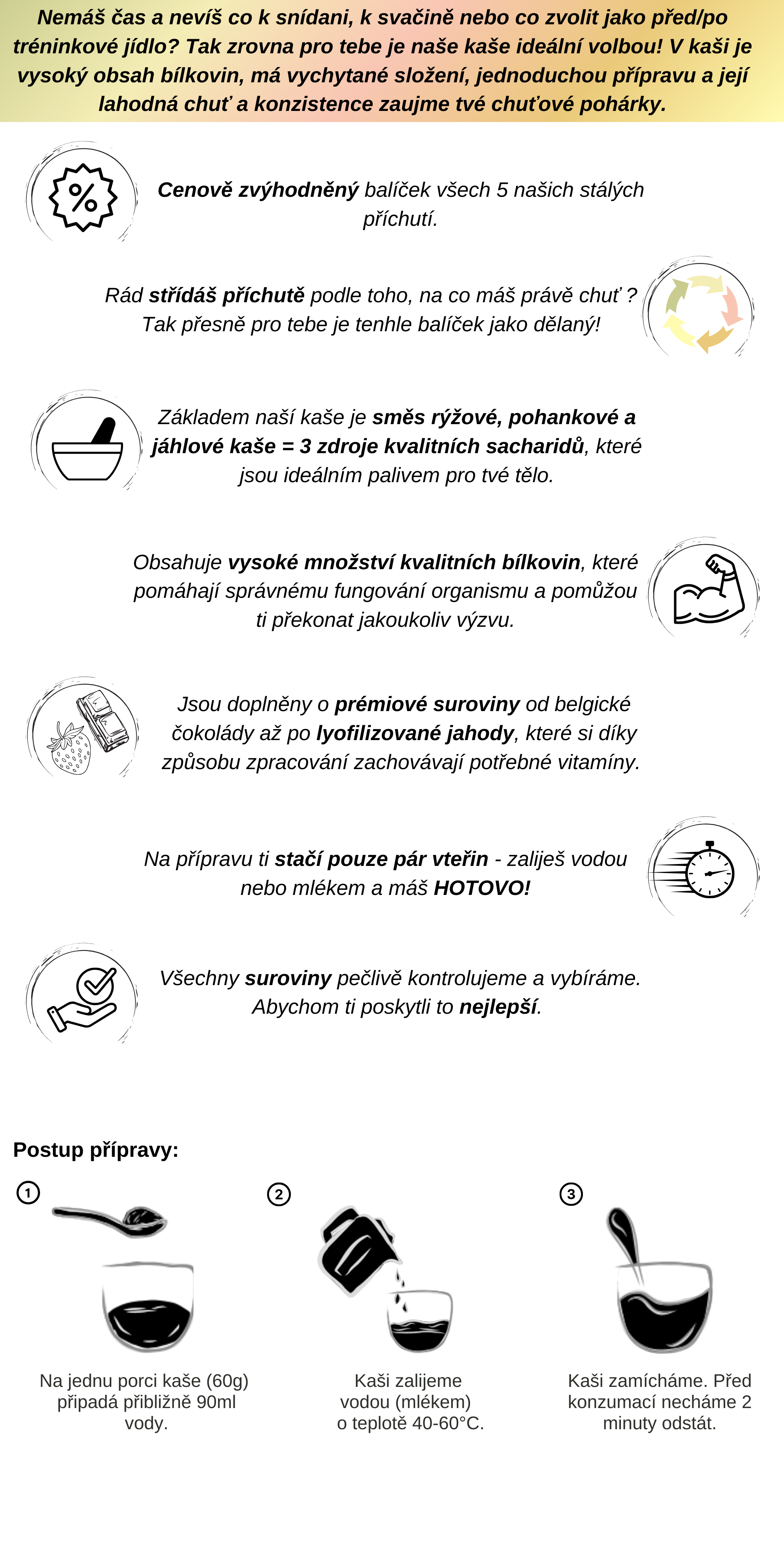 Instantní Masher kaše když nevíš jakou si vybrat ber všechny se slevou