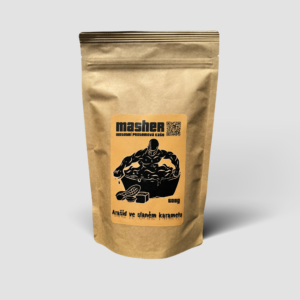 Instantní proteinová kaše s příchutí arašídového slaného karamelu od Masher